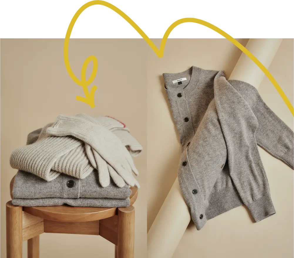 캐시미어 카디건 제품 이미지