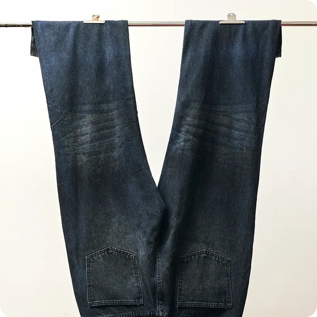 다크 워싱 진 건조 방법 안내 이미지