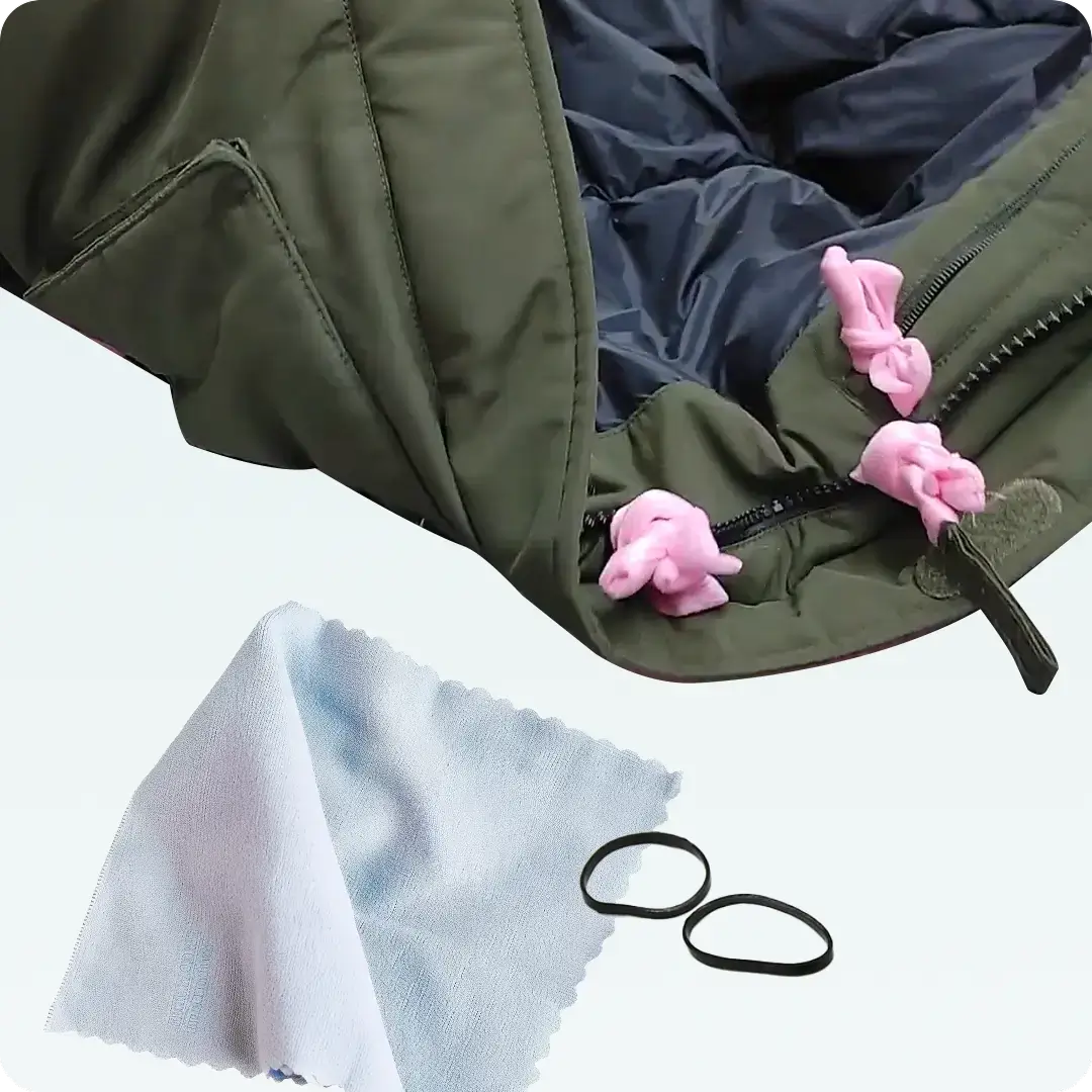 경량패딩 세탁기 세탁 방법 안내 이미지