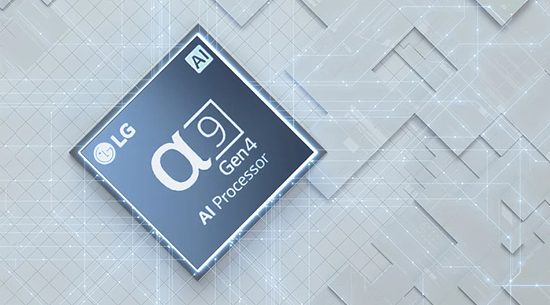 LG 올레드 evo 오브제컬렉션에 탑재된 4세대 인공지능 알파9