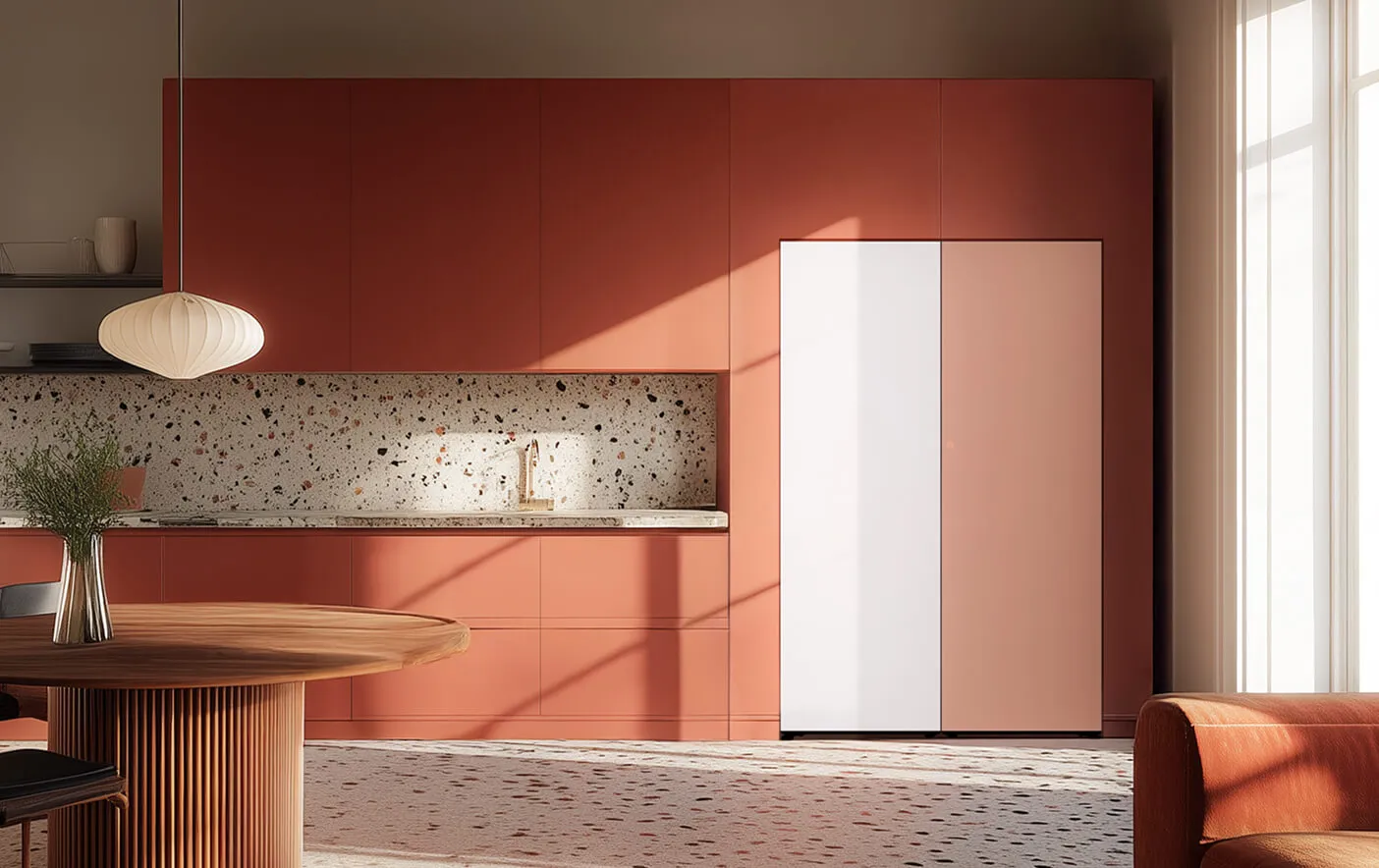 핏앤맥스 컨버터블 패키지는 빌트인 스타일로 냉장고 핏을 가장 잘 구현할 수 있는 냉장고입니다. 인테리어 고관여자분들이 많이 선택하며, 컨버터블 패키지 냉장, 컨버터블 패키지 냉동 조합은 라이프스타일 감도가 좋고 컬러로 포인트를 주는 주방 인테리어에 추천합니다.