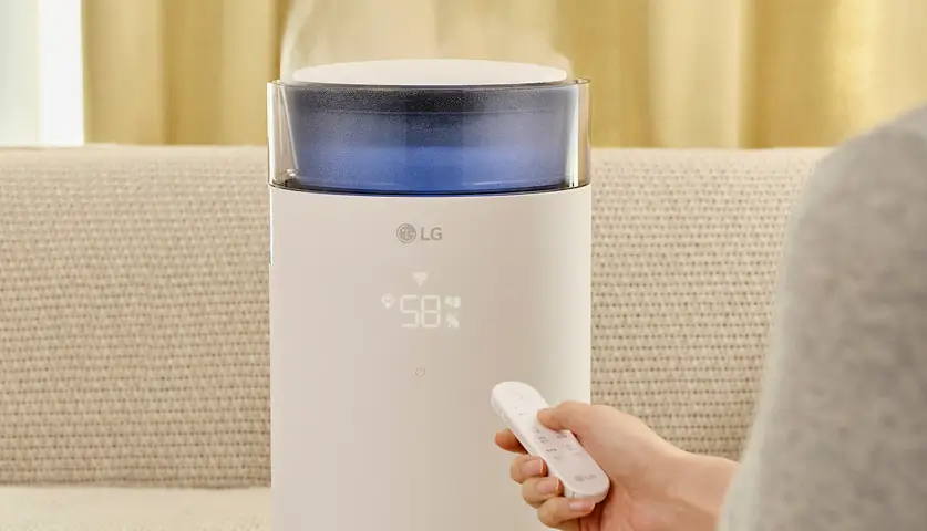 원하는 희망 습도를 5% 단위로 섬세하게 조절이 가능한 하이드로에센셜