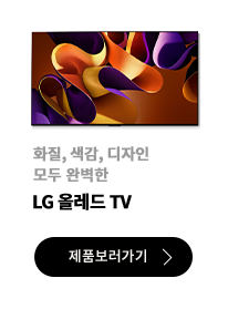 화질, 색감, 디자인 모두 완벽한 / LG 올레드 TV / 제품보러가기