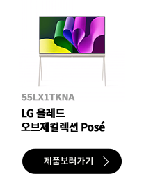 LG 올레드 오브제컬렉션 Pose / 55LX1QKNA / 제품보러가기