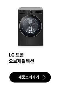 LG 트롬 오브제컬렉션 세탁기 제품 보러가기 버튼.