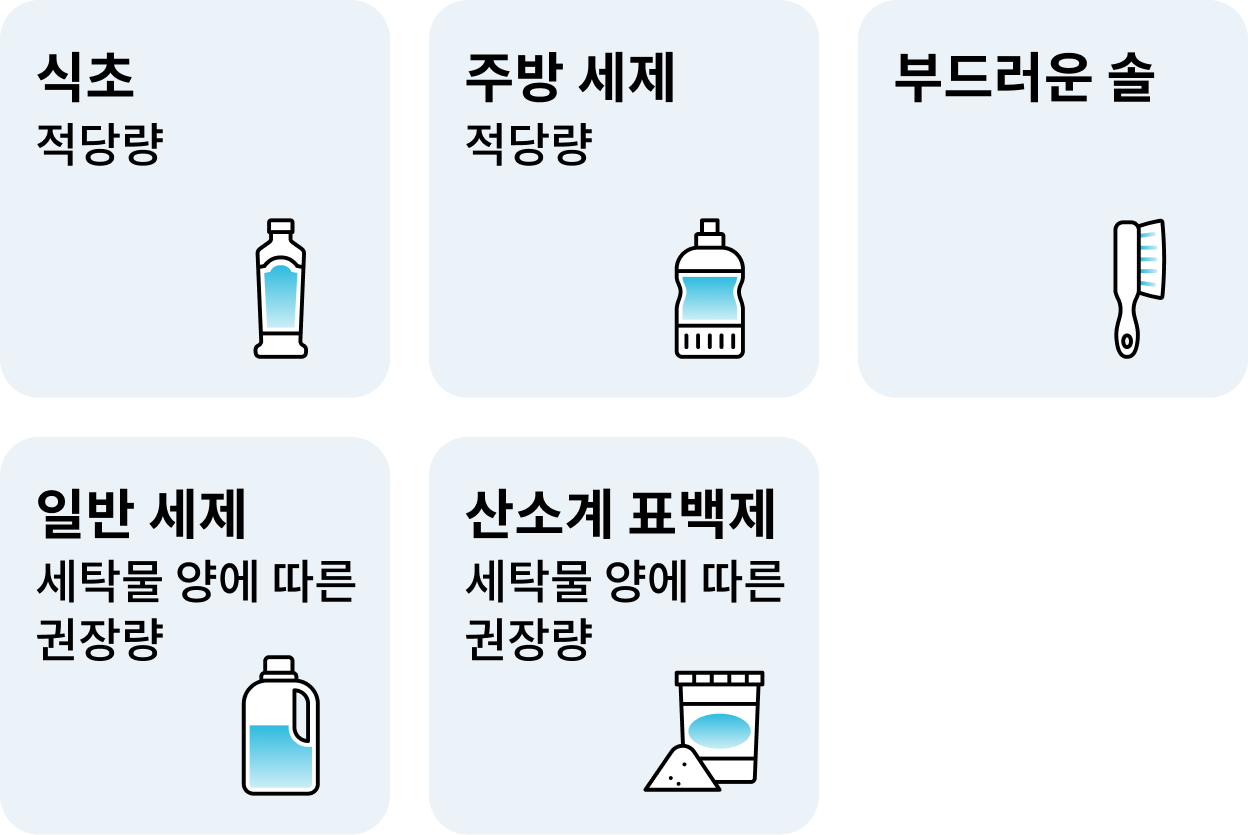 준비물과 용량