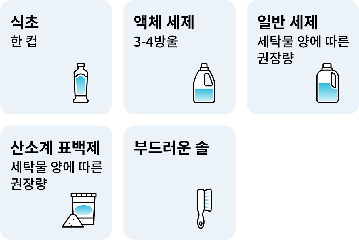 준비물과 용량