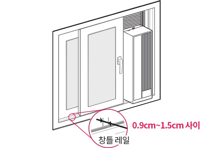 창틀 레일