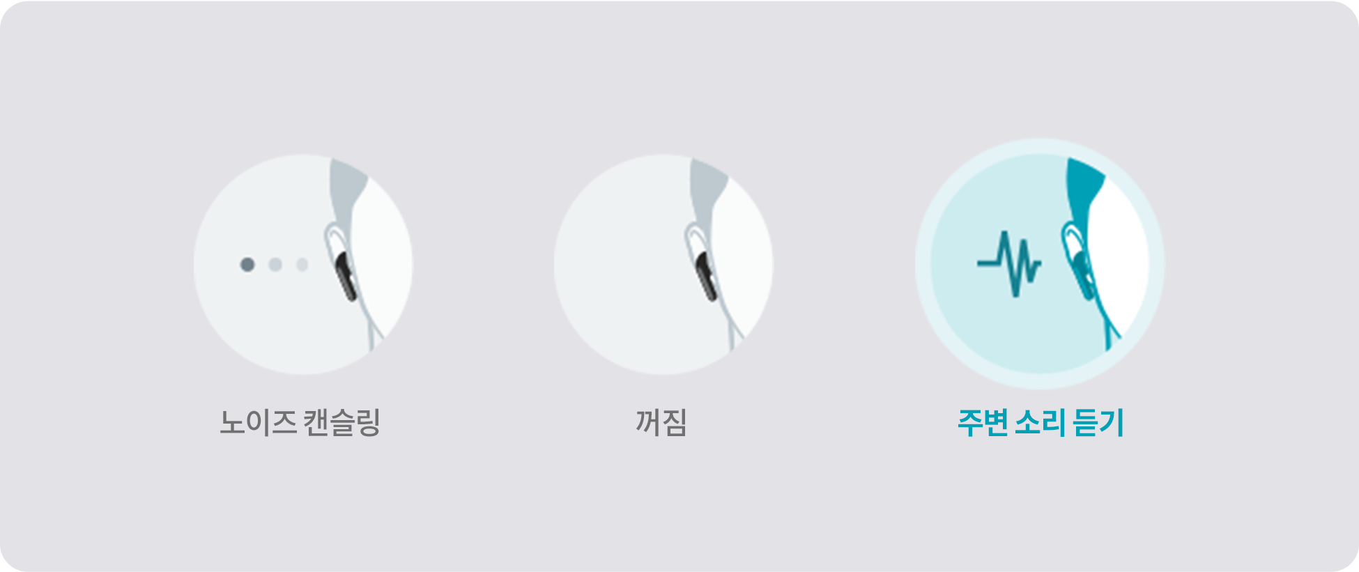 주변소리 제어 기능