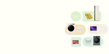 세탁기와 세탁기 관리제, 노트북과 노트북 어댑터, 건조기와 건조기 필터, 스타일러 옷걸이, 스타일러와 스타일러 향기시트 이미지