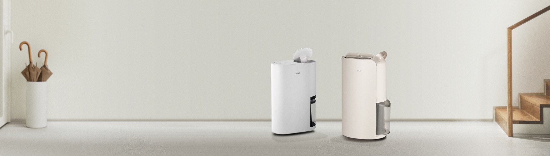 LG 휘센 오브제컬렉션 가습기 21L(DQ214MWGA)의 측면컷