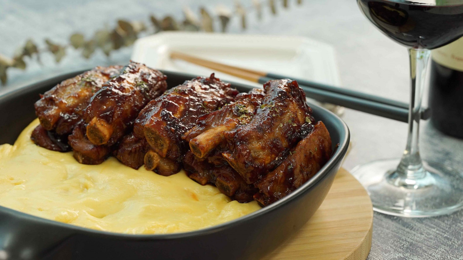 치즈폭립 l 단짠양념에 치즈를 꼭 걸어 먹어주세요~!