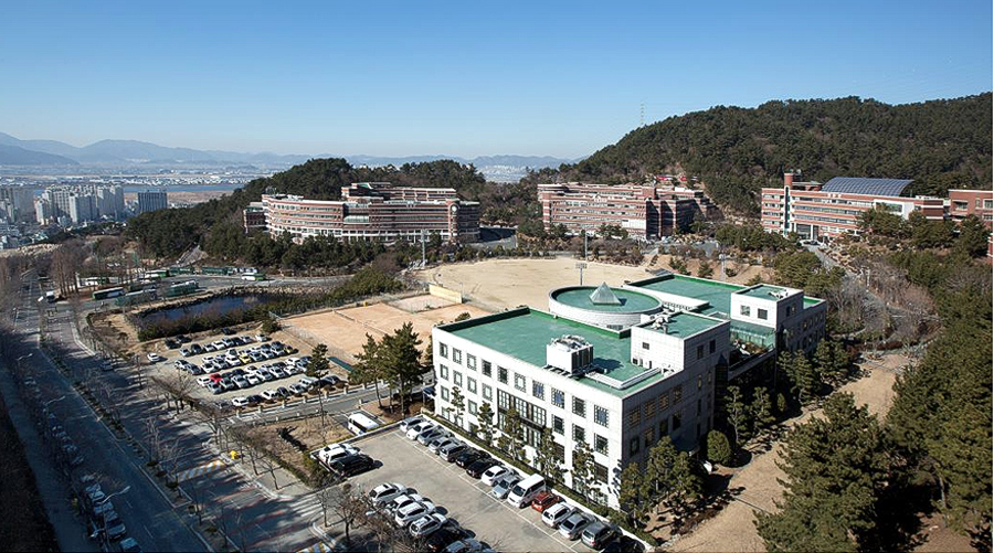 신라대학교 캠퍼스 전경 사진