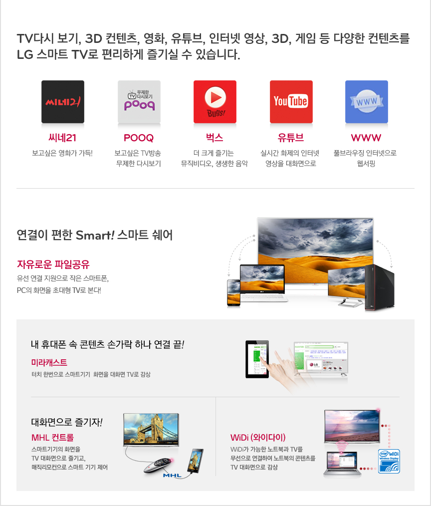 TVٽ , 3D , ȭ, Ʃ, ͳ , 3D,   پ  LG Ʈ TV ϰ   ֽϴ.