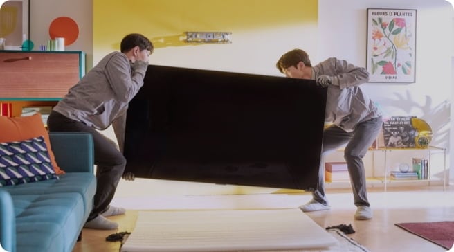 TV 이전설치 동영상 보기