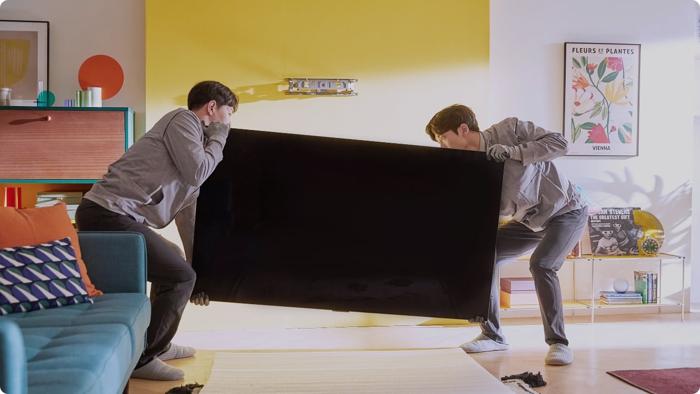 TV 이전설치 동영상 보기
